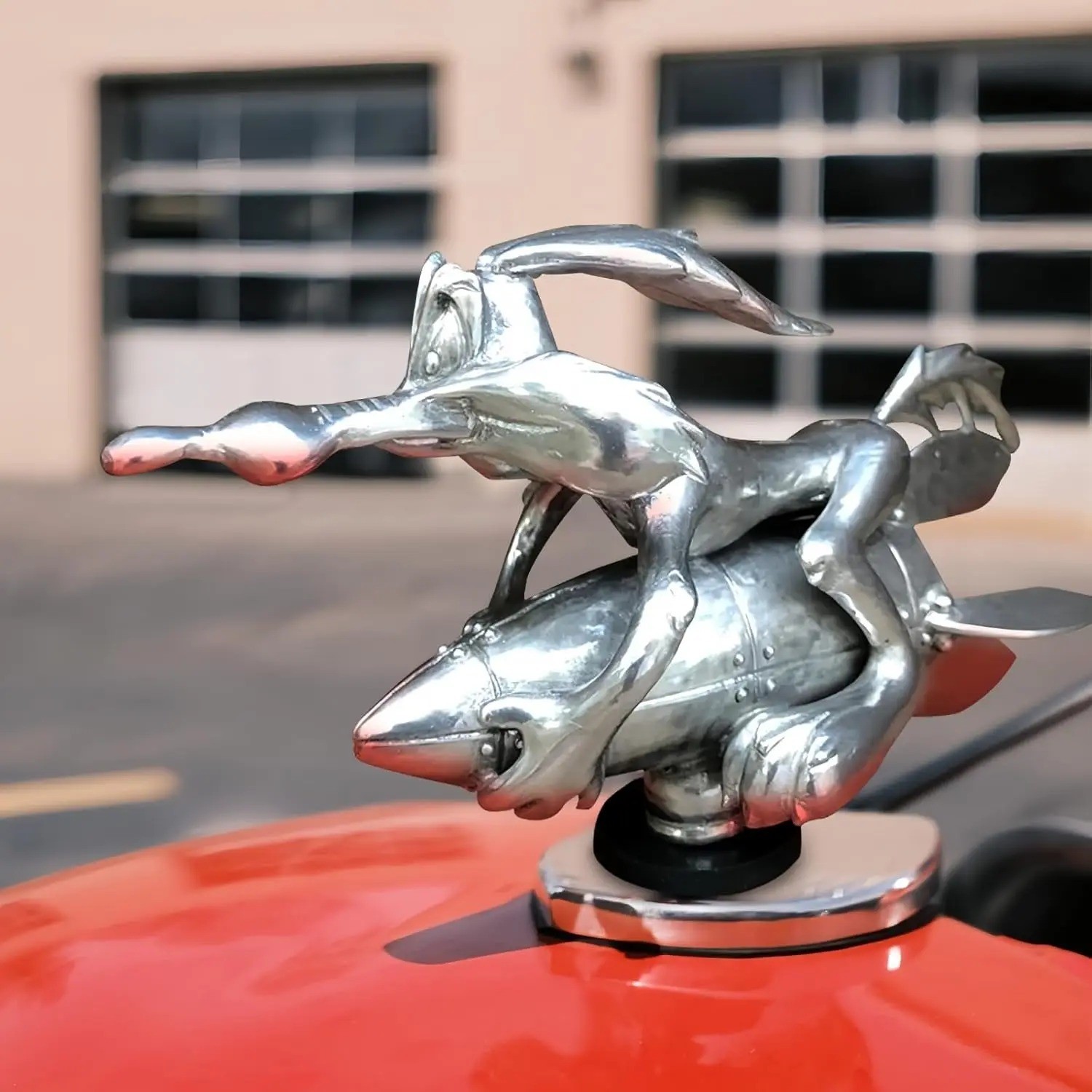 Coyote Trucks Hood Ornament Cartoon Vintage Car Ornaments Inspired