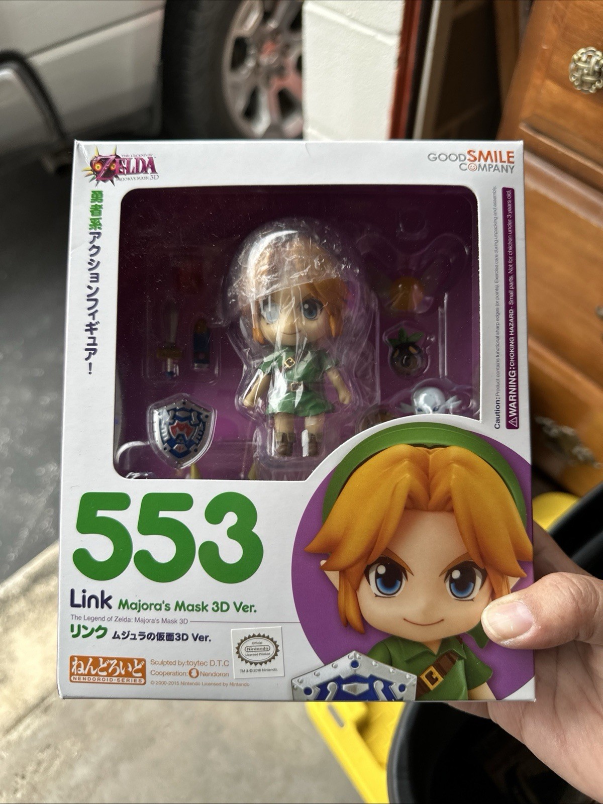 Nendoroid 553 Legend of Zelda Majora\'s Mask 3D Link Action Figure NEW SEALED