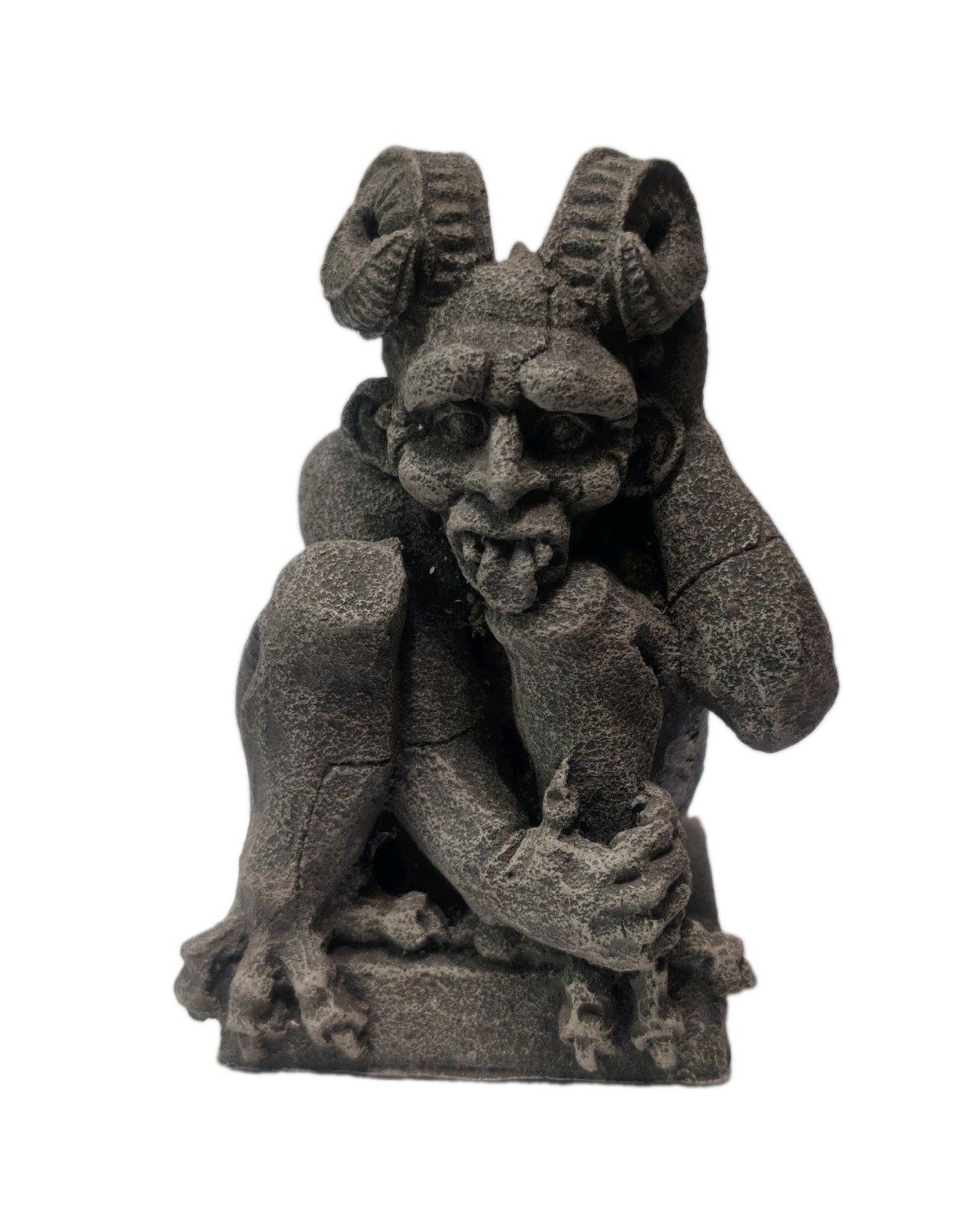 Vintage Statue Larry Miller - Crouching Gargoyle United Design Studio Signed Vintage Statue Larry Miller - Crouching Gargoyle United Design Studio Signed