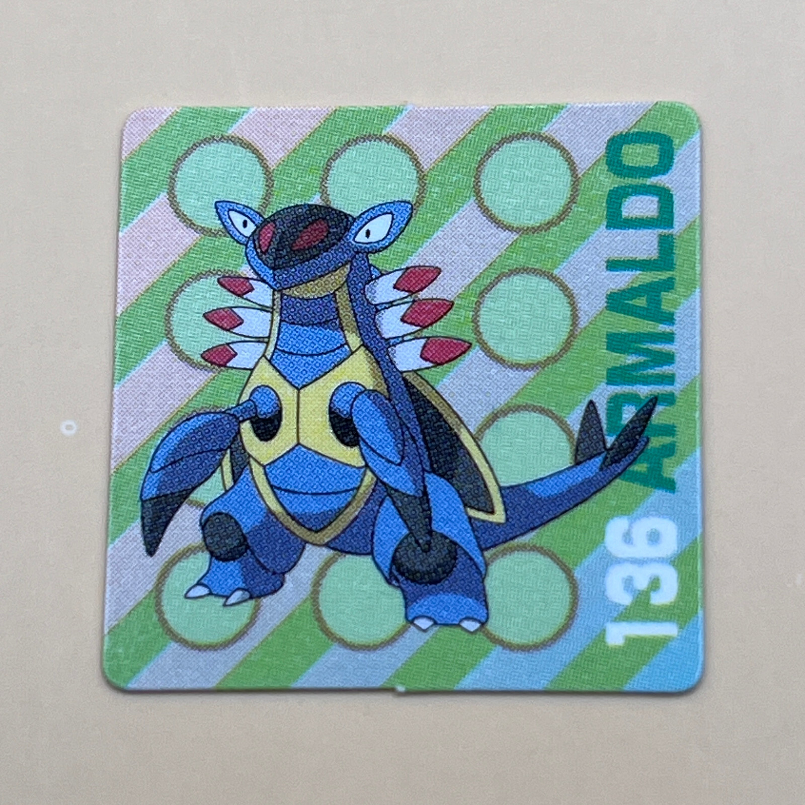 Armaldo Pokemon Advanced Generation Mini Card Pocket Monsters Japan Rare No.136