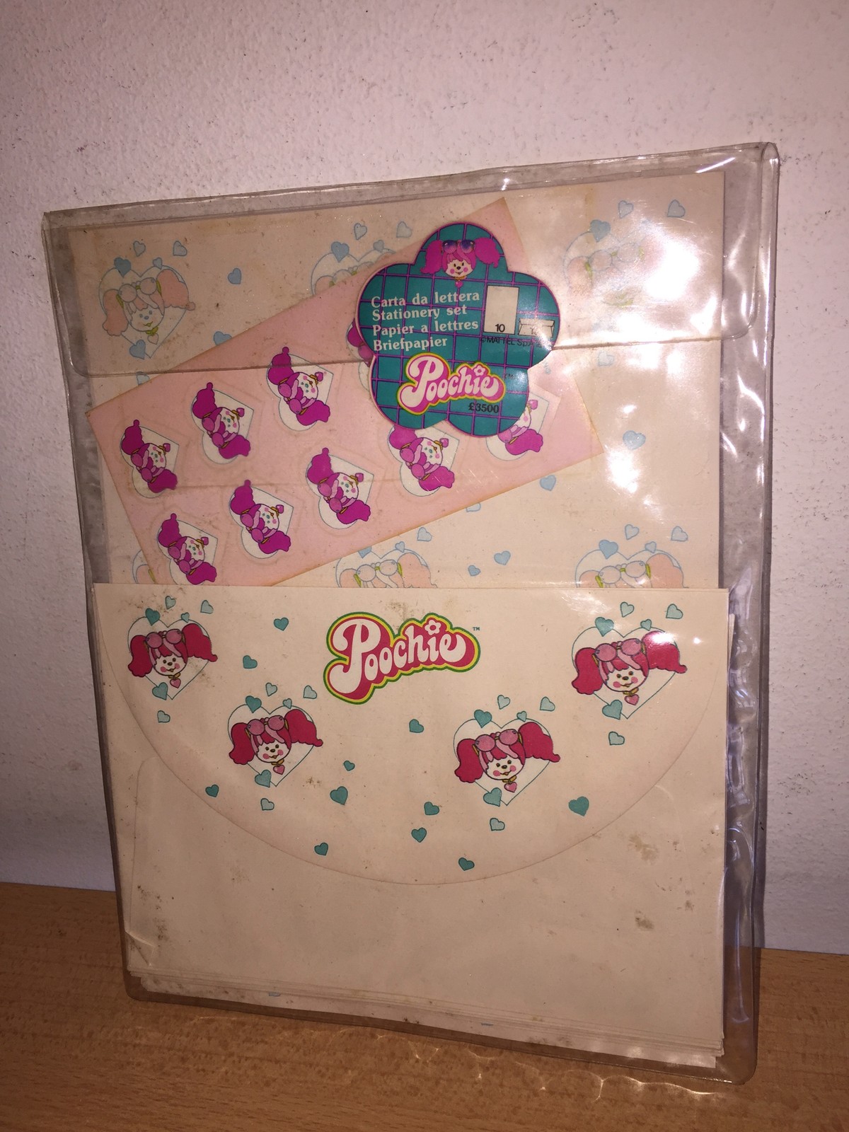Mattel Poochie STATIONERY SET MOC, 1985
