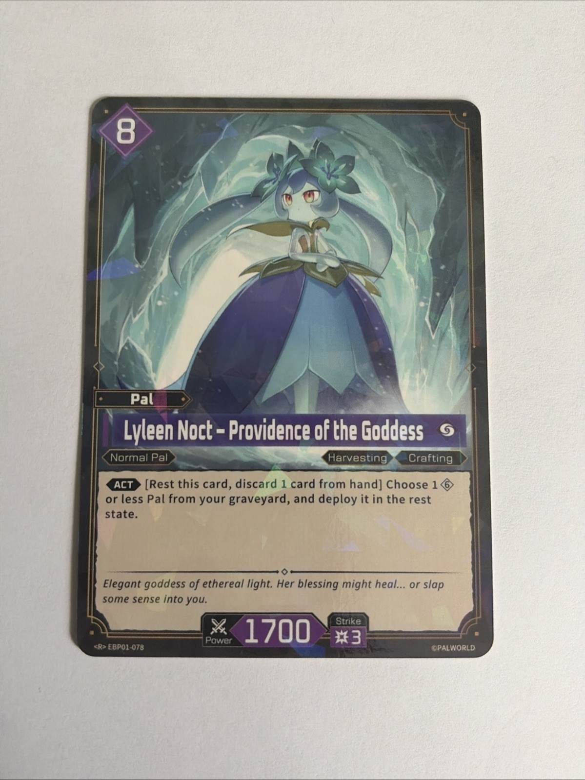 Lyleen noct - providence of the goddess EBP01-078 R holo english
