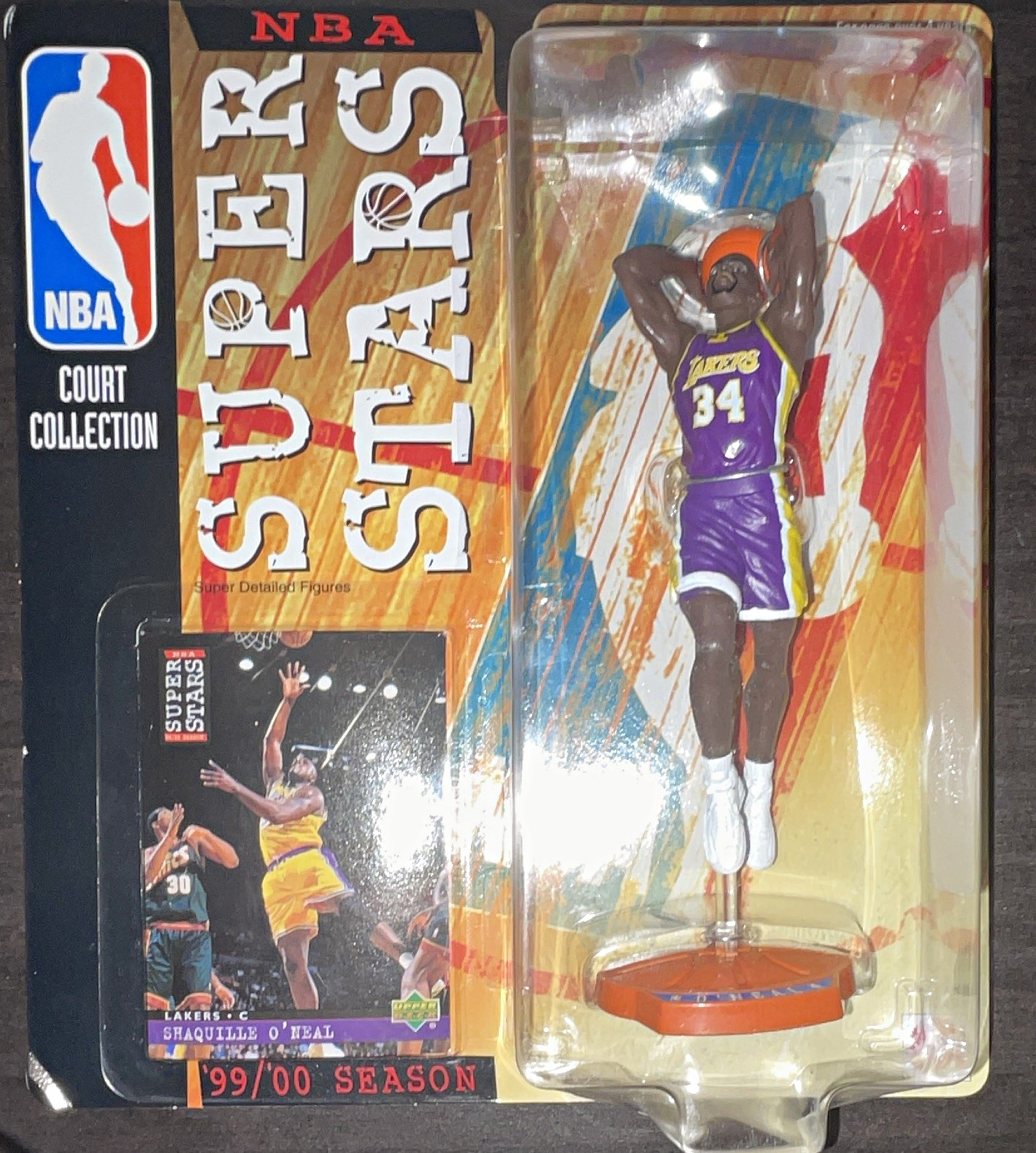 Mattel NBA Court Collection Super Stars Shaquille O\'Neal Lakers