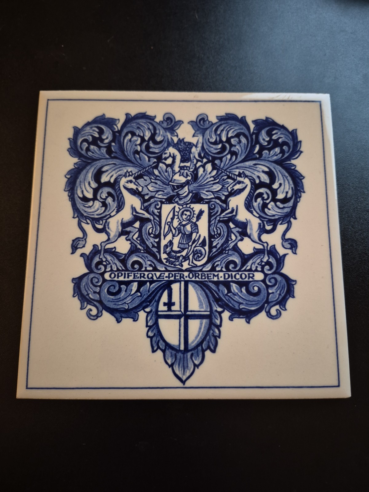 Vintage 1984 Delft Holland Blue Hand Painted Porcelain Tiles 6x6 - Set of 10