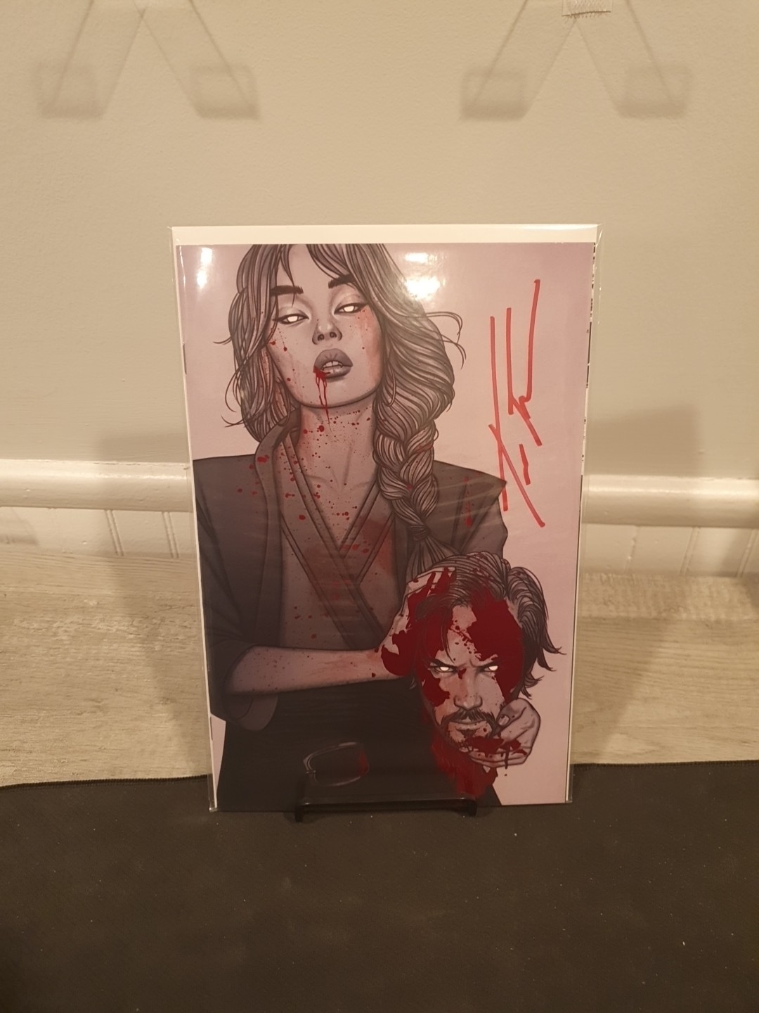 🔥 BRZRKR: THE BLEEDING TIDE #1 🔥 NYCC ’25 FRISON SIGNED SPOT FOIL VIRGIN ⚡