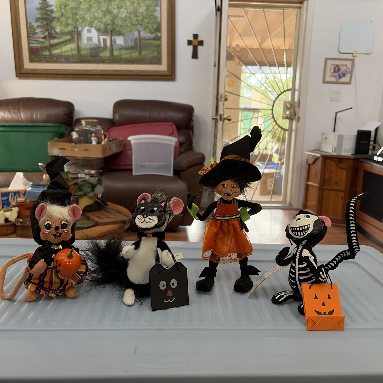 Halloween Annalee dolls. Lot of 4 Annalee dolls. 2005, 2006, 2011, 2012 Halloween Annalee dolls. Lot of 4 Annalee dolls. 2005, 2006, 2011, 2012