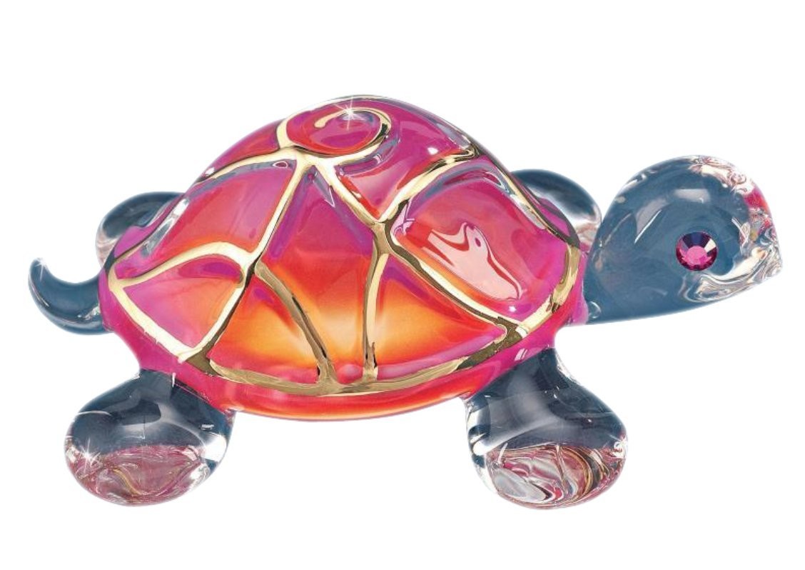 Glass Baron Turtle Sunrise S3 199-SR Figurine Glass Baron Turtle Sunrise S3 199-SR Figurine