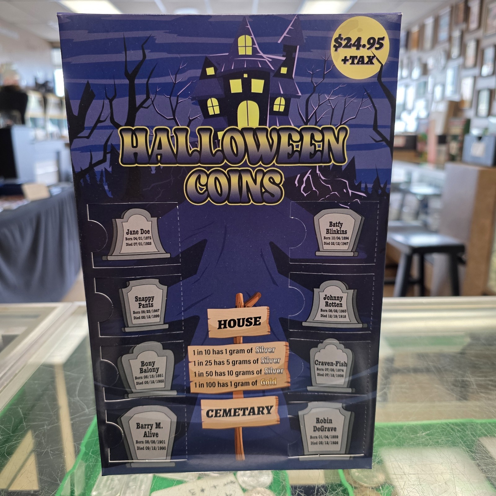 Halloween Mystery COIN Box Halloween Mystery COIN Box