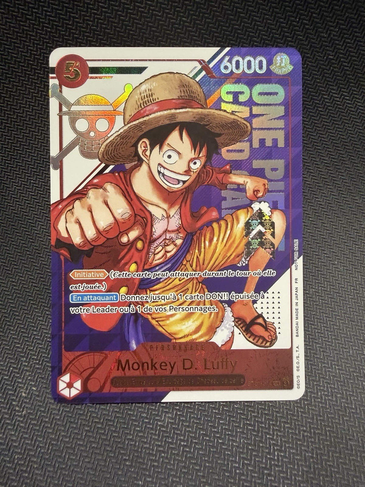 One Piece Monkey. D. Luffy - ST21-014 Treasure Campaign Pack 3rd Anniv. Fr