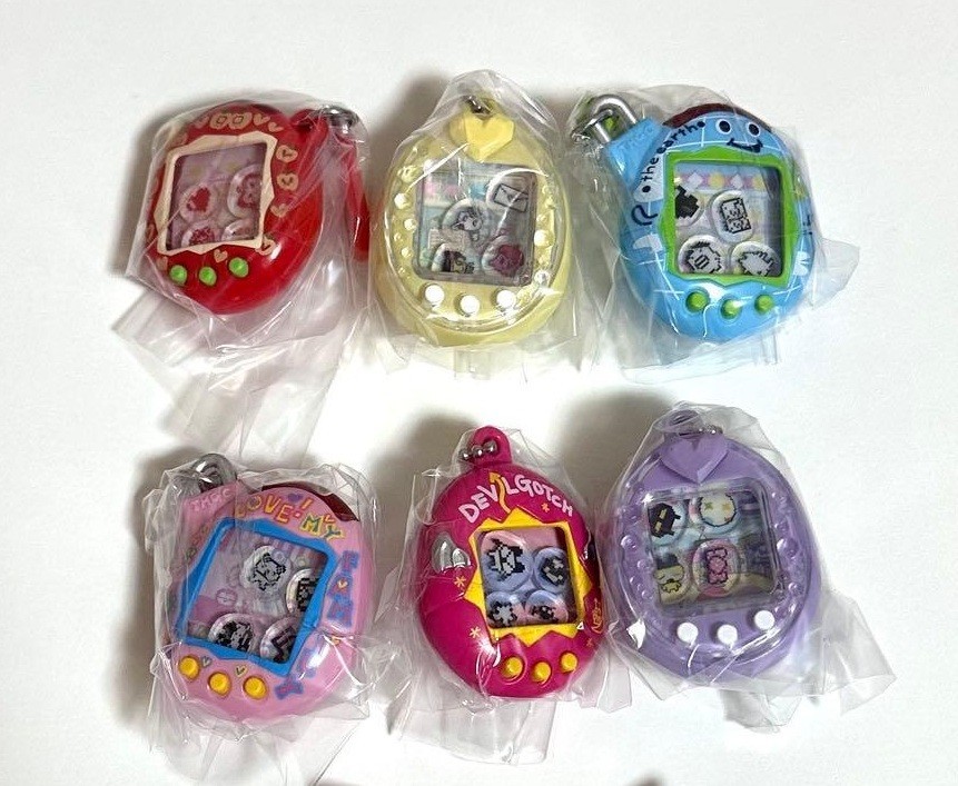 Tamagotchi Shaka Shaka Charm Collection 3 All 6 set complete Japan Gashapon Tamagotchi Shaka Shaka Charm Collection 3 All 6 set complete Japan Gashapon