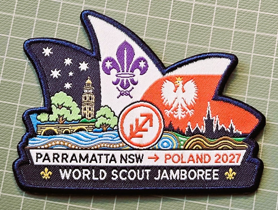 26TH WORLD SCOUT JAMBOREE 2027 AUSTRALIA  SOUVENIR BADGE PATCH WSJ POLAND