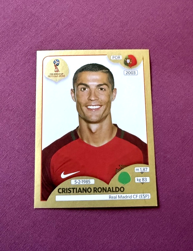 #130 - Panini FIFA Russia 2018 - Cristiano RONALDO - Swiss GOLD Edition