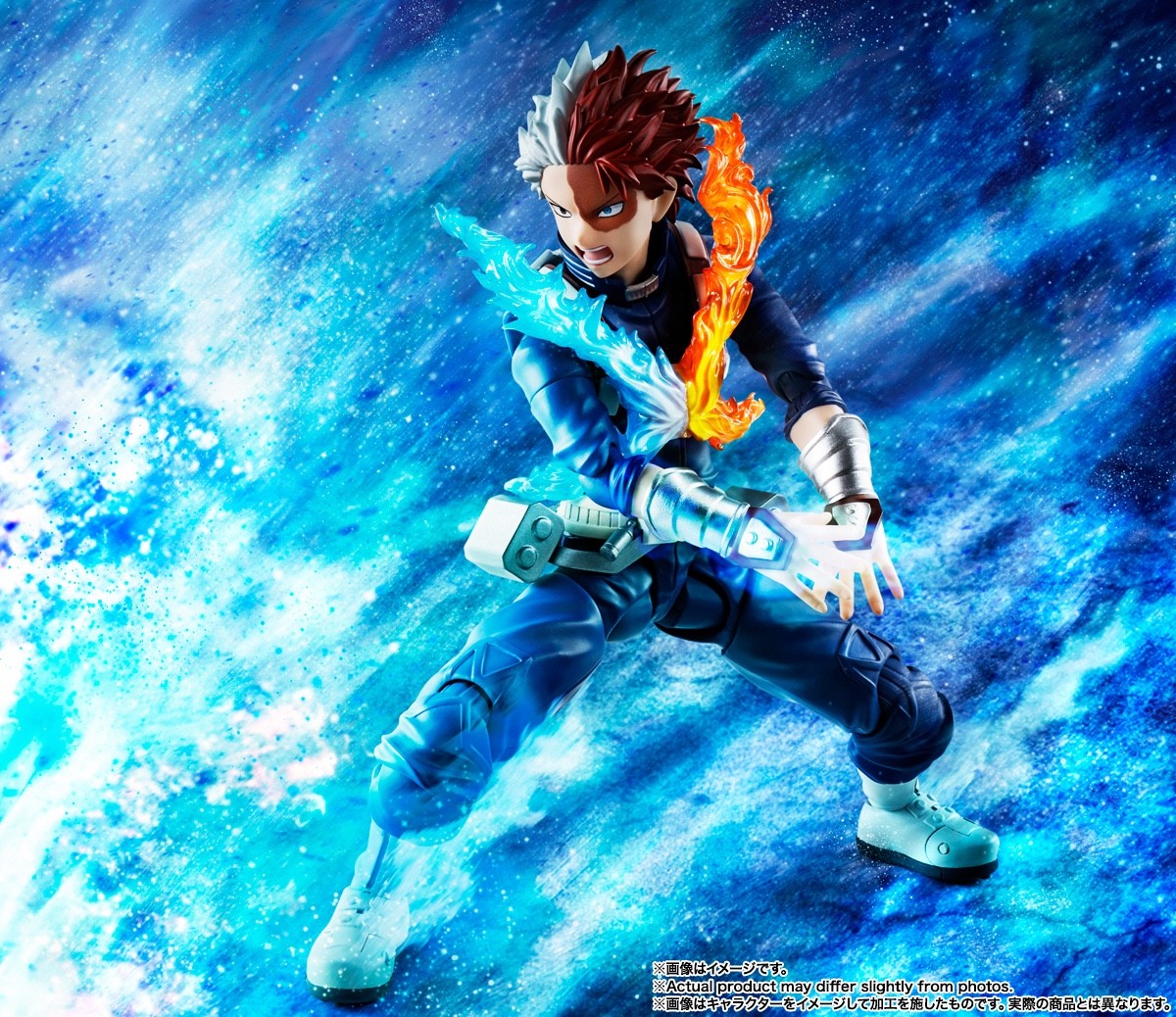 Japan Anime My Hero Academia S.H.Figuarts Shoto Todoroki Figure BANDAI NEW
