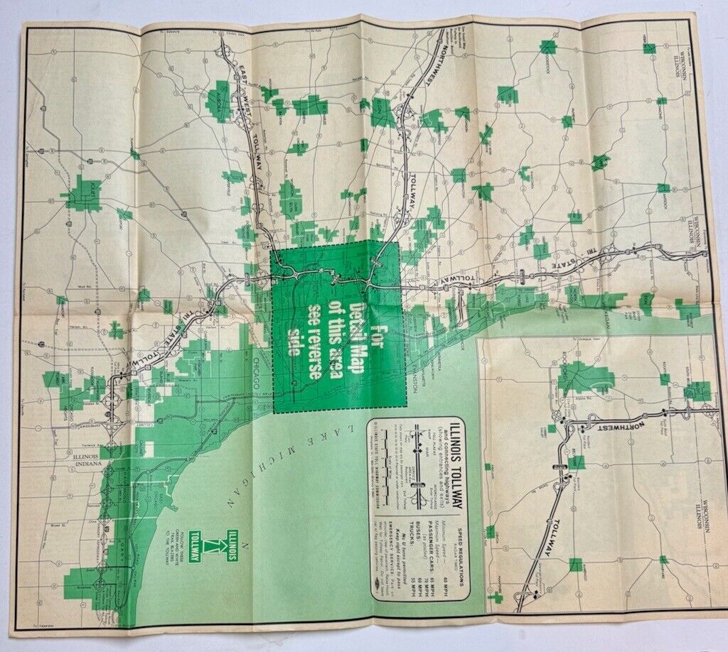 Illinois Tollway Map Unknown Date