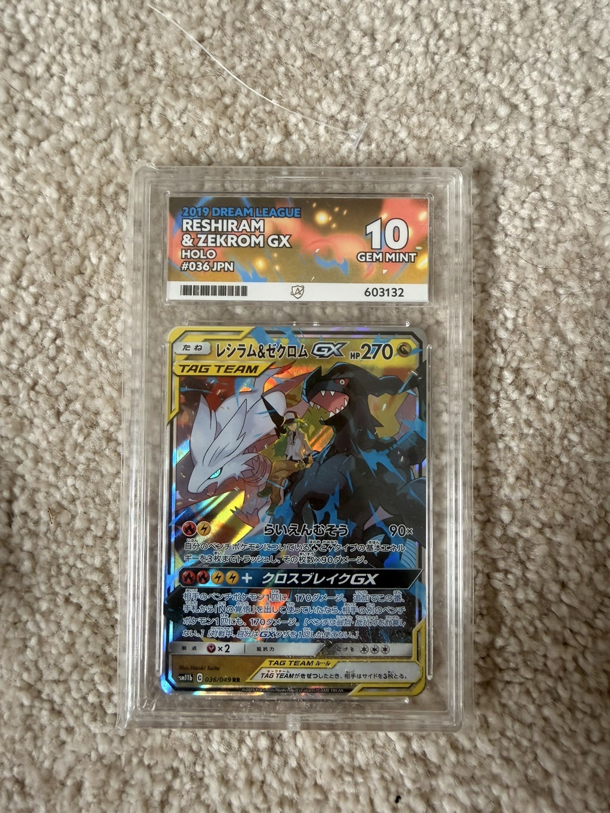 ACE 10 - Reshiram & Zekrom GX - 036/049 - Dream League ACE 10 - Reshiram & Zekrom GX - 036/049 - Dream League