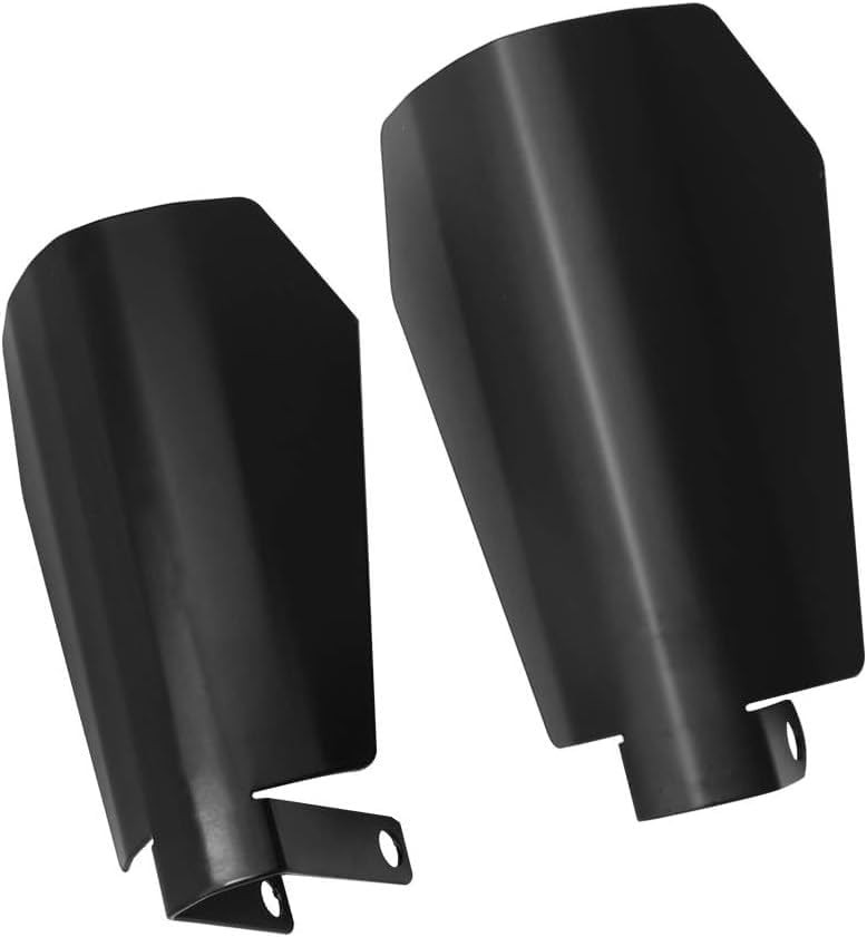 Large Motorcycle Handguards Coffin Cut Black Hand Guards for 2007-2020 Harley 
