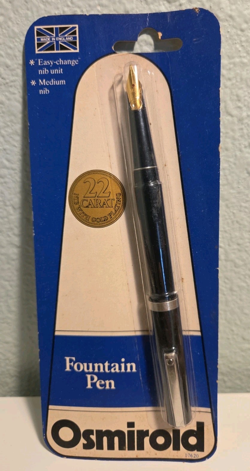 Vtg Osmiroid Calligraphy Cartridge Fountain Pen 22 Carat Gold PlateNib Unopened.
