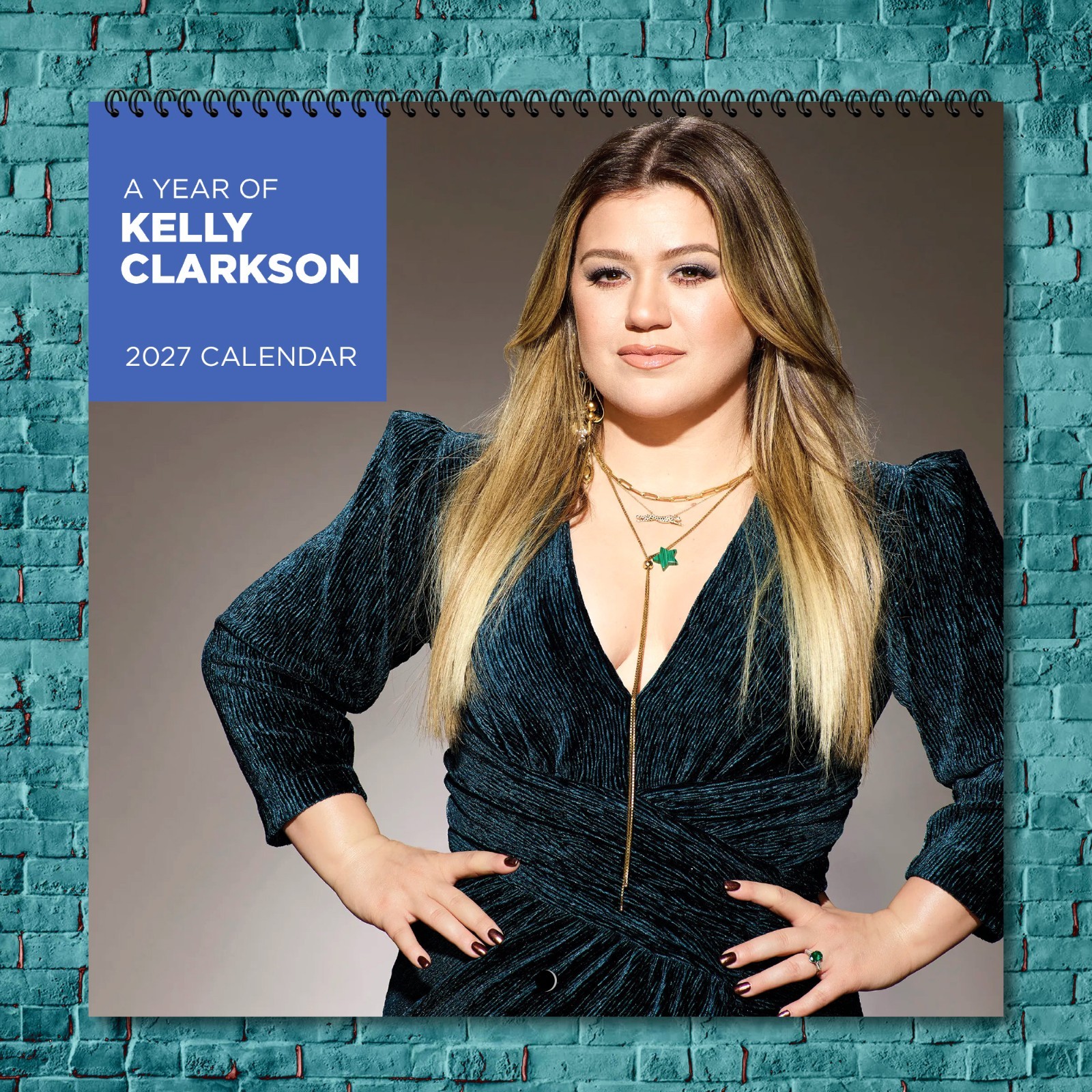 Kelly Clarkson 2027 Wall Calendar 12 Month Celebrity Photo Fan Collectible