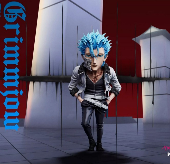 YZ Studio Bleach Grimmjow Jaegerjaques Statue Resin IN STOCK Painted WCF H8.1cm YZ Studio Bleach Grimmjow Jaegerjaques Statue Resin IN STOCK Painted WCF H8.1cm