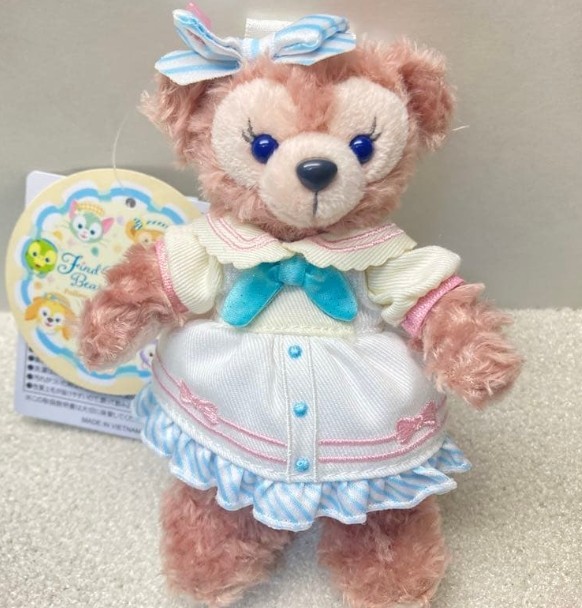 Tokyo DisneySea 25th Anniv Duffy Find your Beautiful Blue Shelliemay Plush Badge