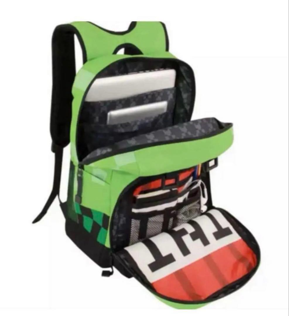 Minecraft Backpack Creeper 46x33x23cm/18.11x12.99x9.05