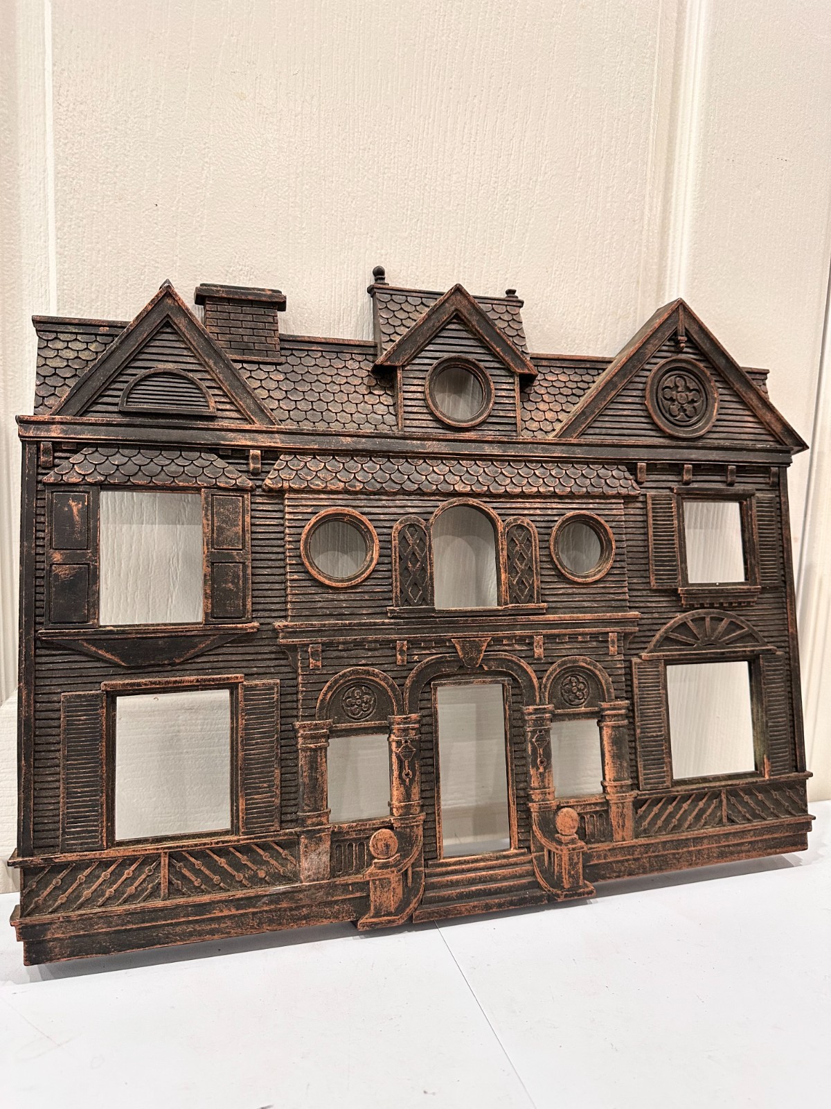Vintage 1979 Coppercraft Guild Mansion Picture Collage Frame Rare