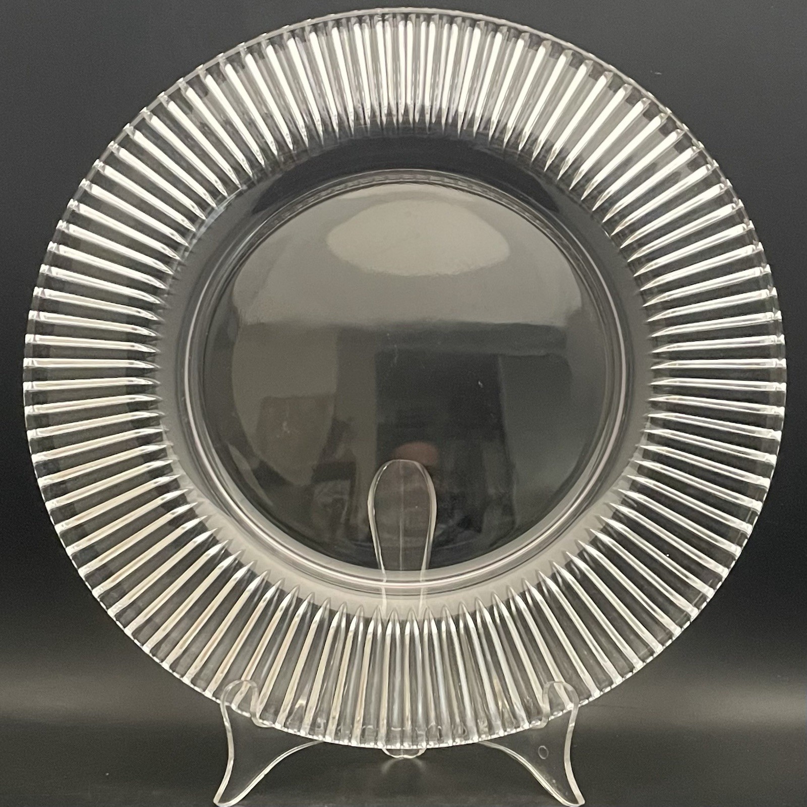 Mikasa Diamond Fire Round Serving Plate/Chop Plate 1985-2007 Japan 12.25\ Mikasa Diamond Fire Round Serving Plate/Chop Plate 1985-2007 Japan 12.25\