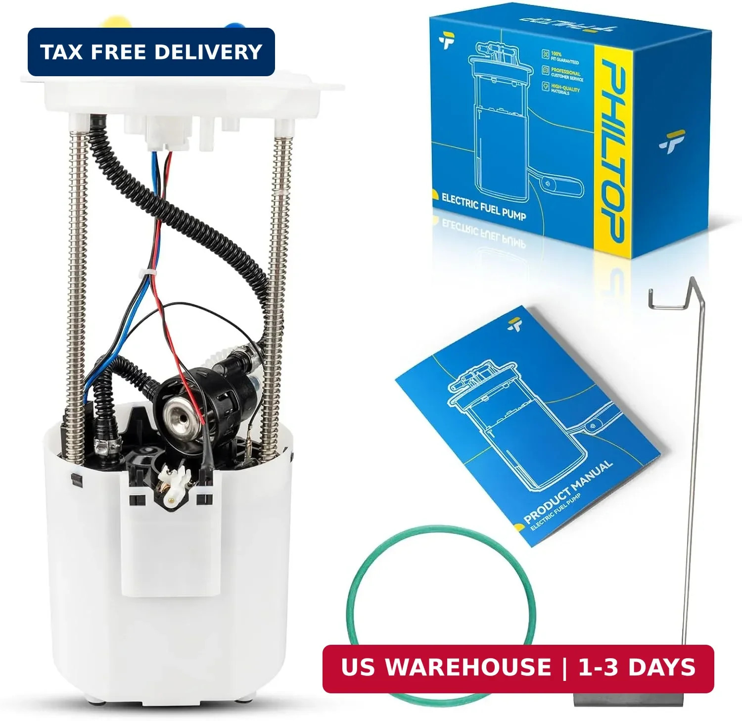 PHILTOP Electric Fuel Pump Assembly FG1318 E2529M for 2009 Ford Escape GAS PHILTOP Electric Fuel Pump Assembly FG1318 E2529M for 2009 Ford Escape GAS