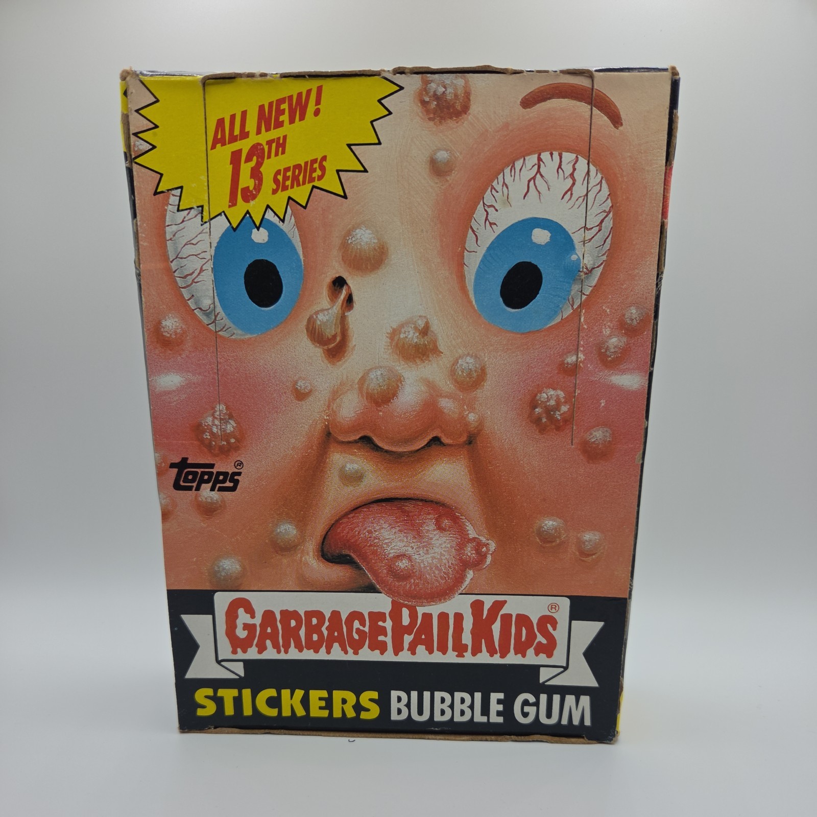 Vintage 1987 Topps Garbage Pail Kids Sticker Series 13 Wax Box With Poster