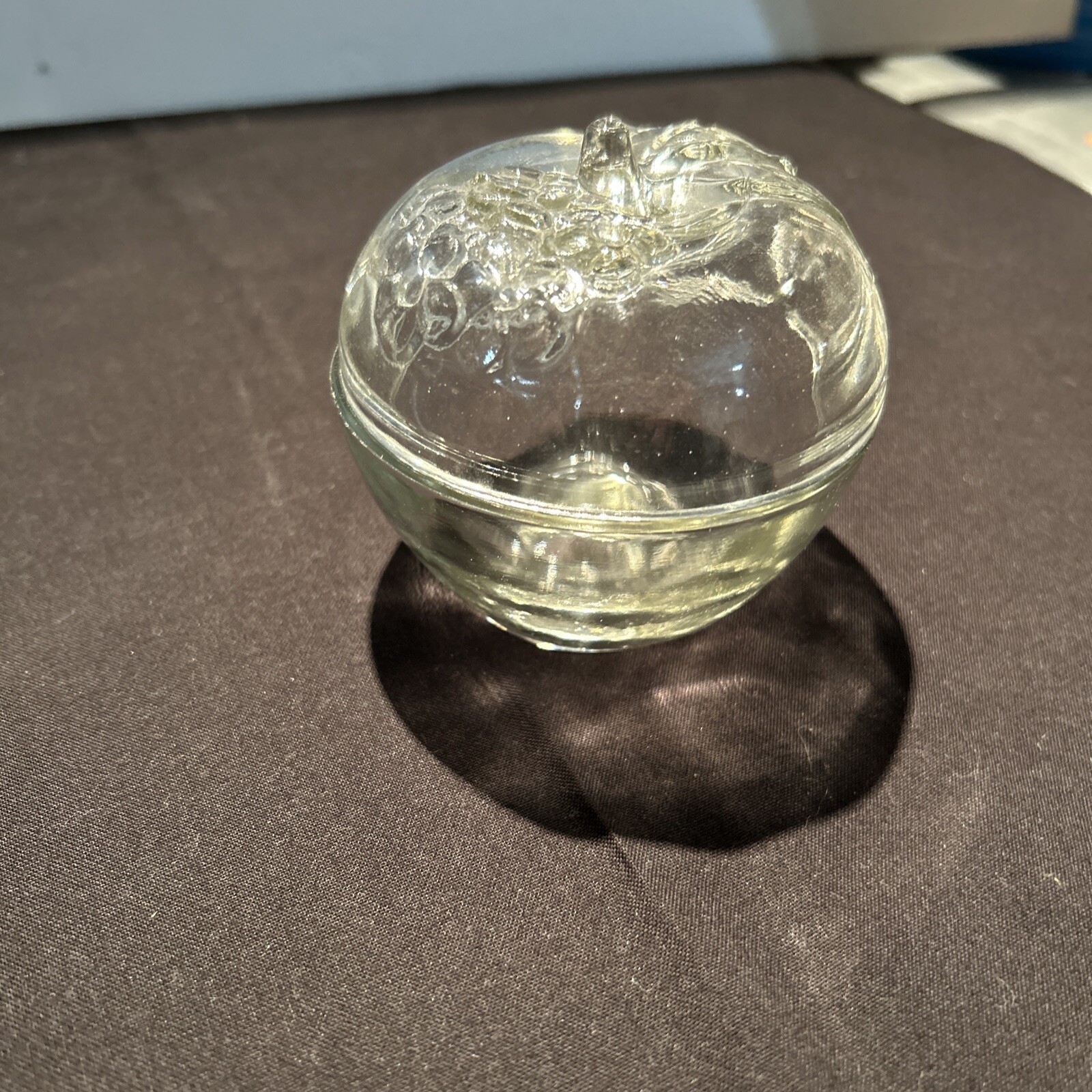 Glass Apple Jelly Jar Glass Apple Jelly Jar