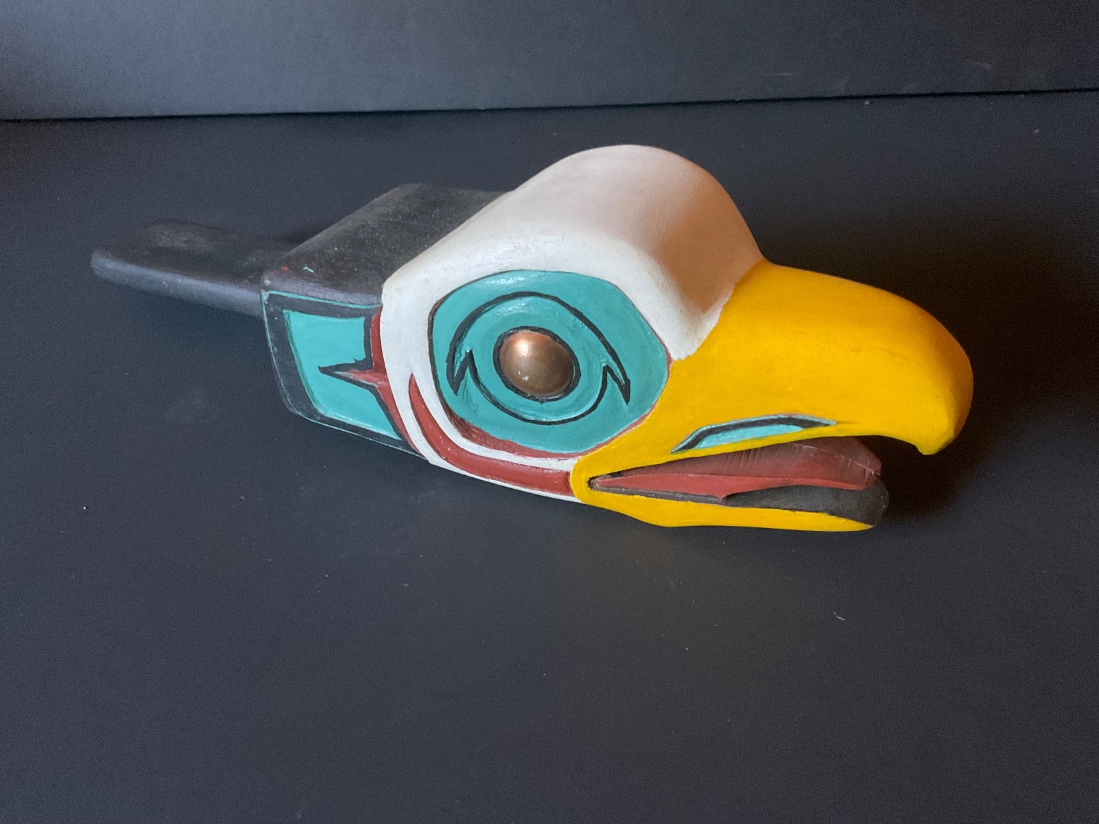 Northwest Coast Alaska Haida Dance Rattle Artist Signed