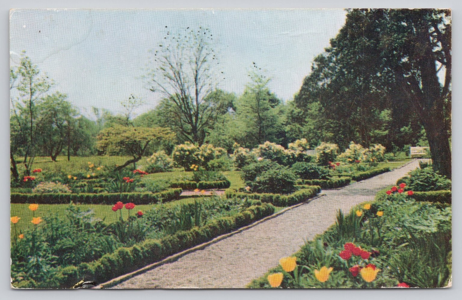 Adena Chillicothe Ohio Formal Garden Postcard Thomas Worthington Home Adena Chillicothe Ohio Formal Garden Postcard Thomas Worthington Home