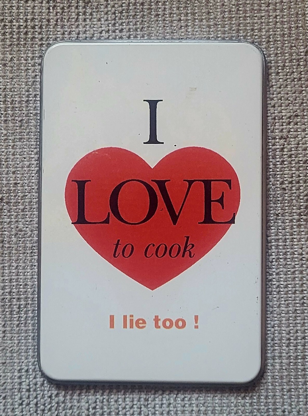 I Love to Cook I Lie Too Refrigerator Magnet Metal Novelty 