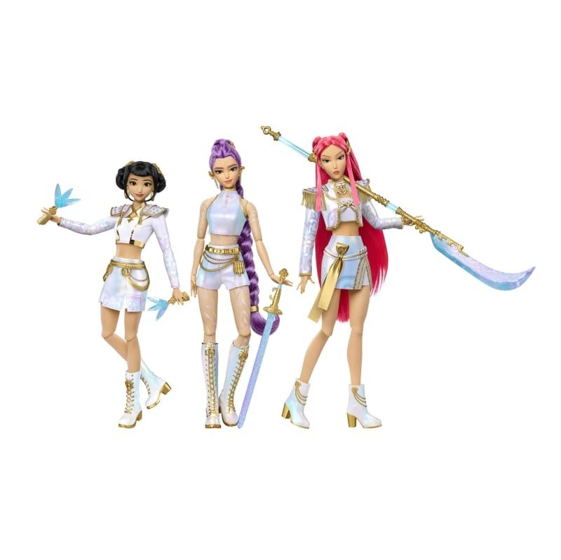 HUNTR/X Rumi Mira Zoey “What It Sounds Like” 3-Pack Mattel Creations Huntrix