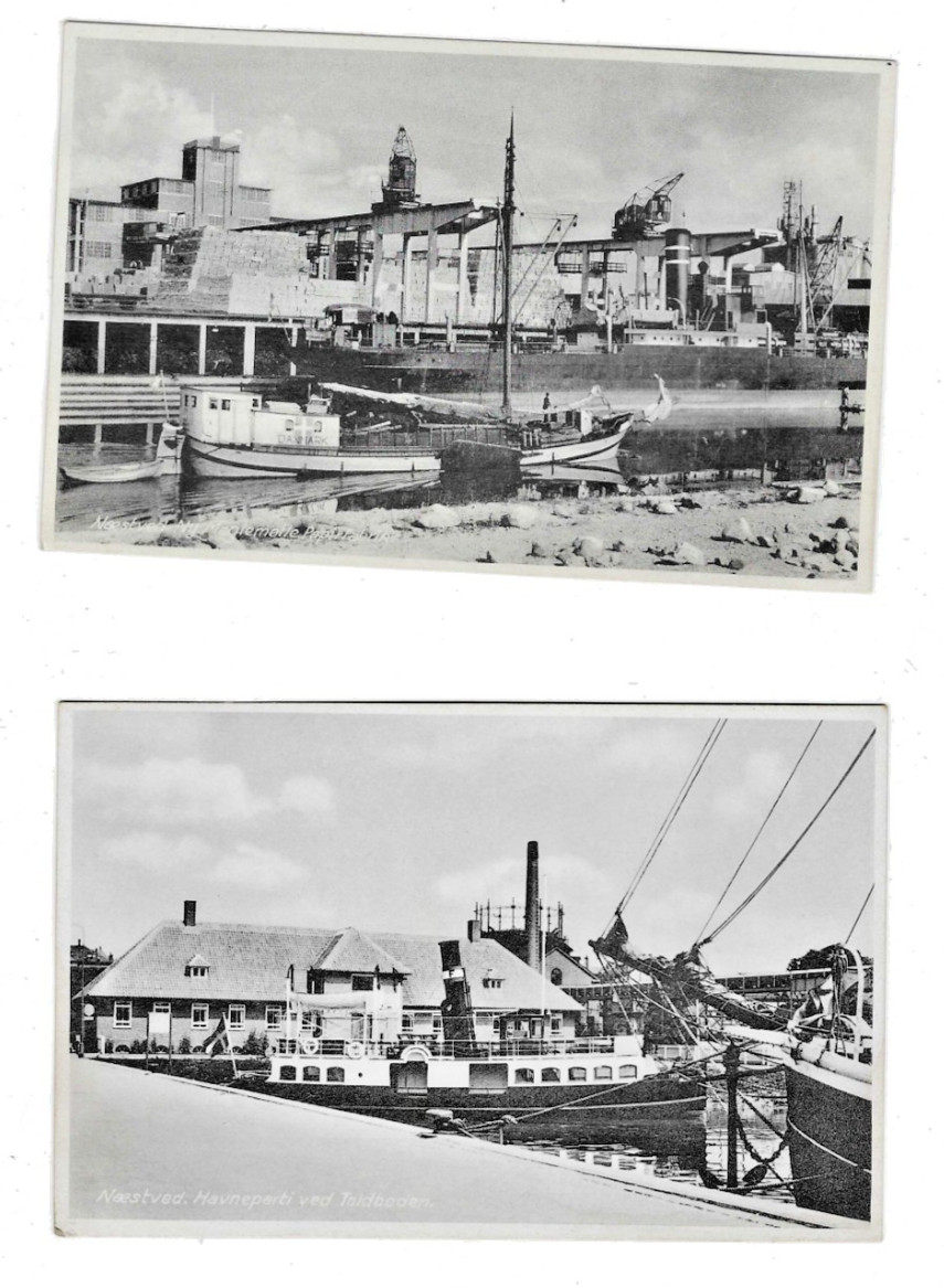 2 old postcards         stock #1215