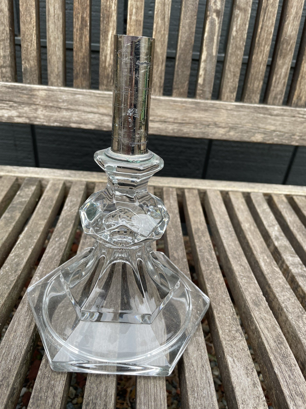 Vintage Heisey Chandelier BASE See Photos Base ONLY