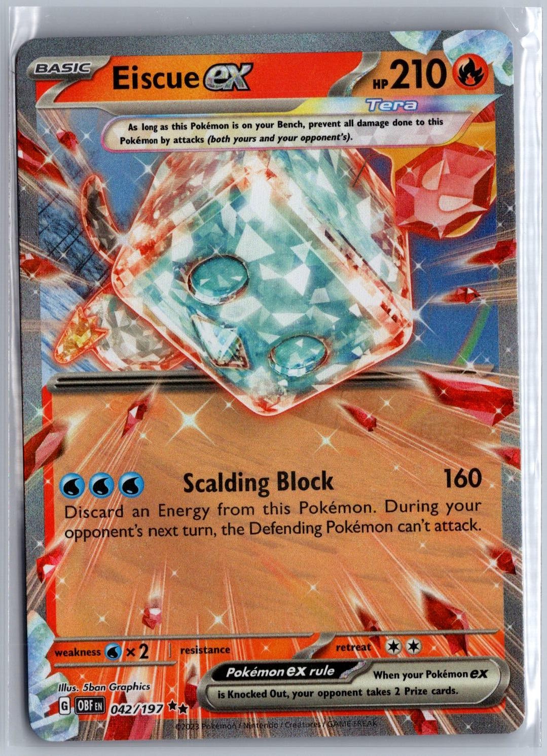 Eiscue ex 042/197 Holo NM