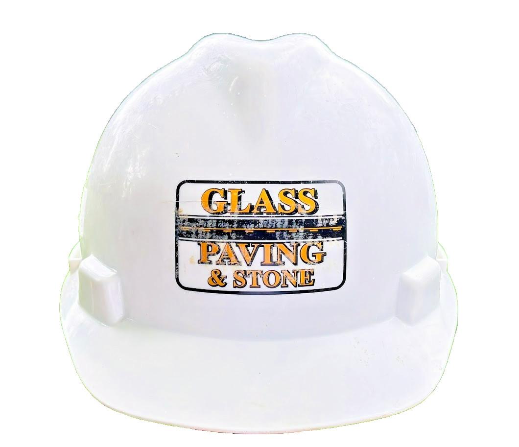 Glasgow Kentucky Barren Co. KY GLASS PAVING & STONE Construction Hard Hat