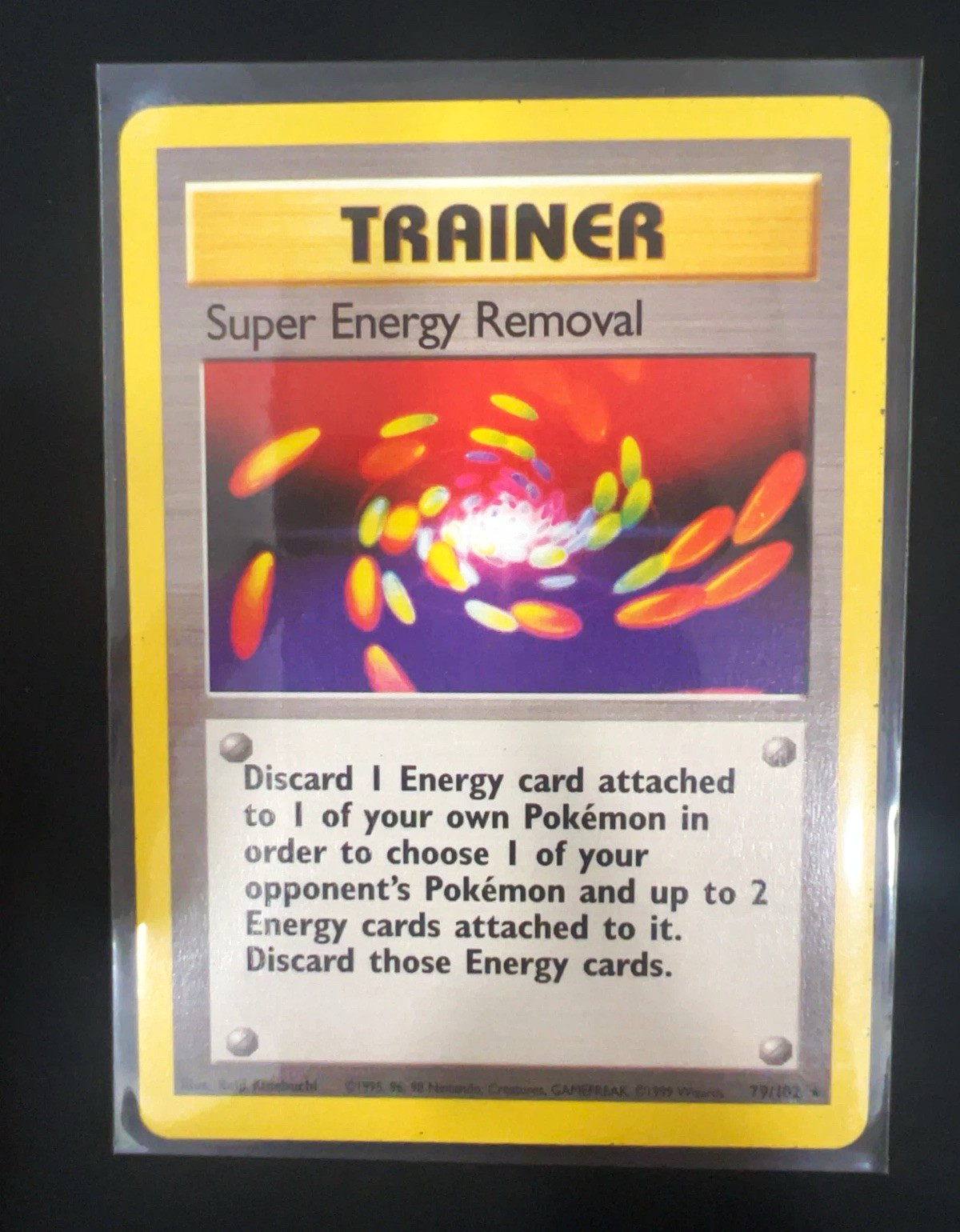 Super Energy Removal 79/102 — Rare — Base Set — WOTC 1999 — LP Excellent