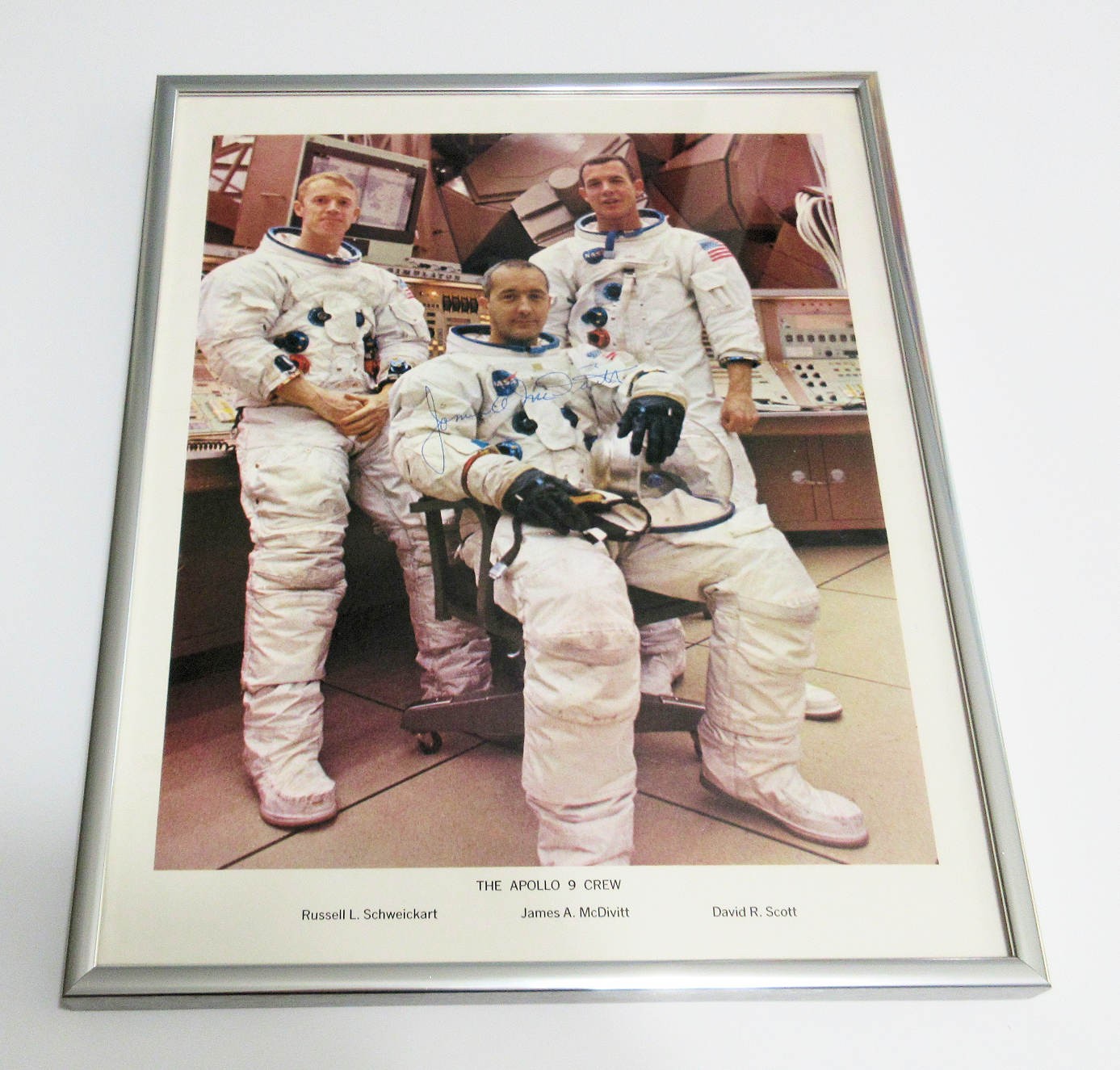 Apollo 9 Astronaut James McDivitt Official NASA Signed & Framed Photograph & COA Apollo 9 Astronaut James McDivitt Official NASA Signed & Framed Photograph & COA