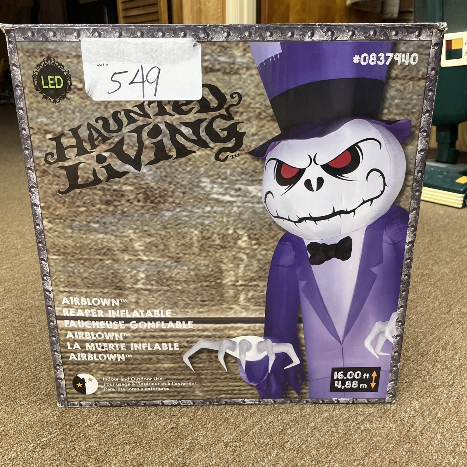 VERY RARE 16-ft Colossal Reaper Airblown Halloween Inflatable Jack The Skeleton VERY RARE 16-ft Colossal Reaper Airblown Halloween Inflatable Jack The Skeleton