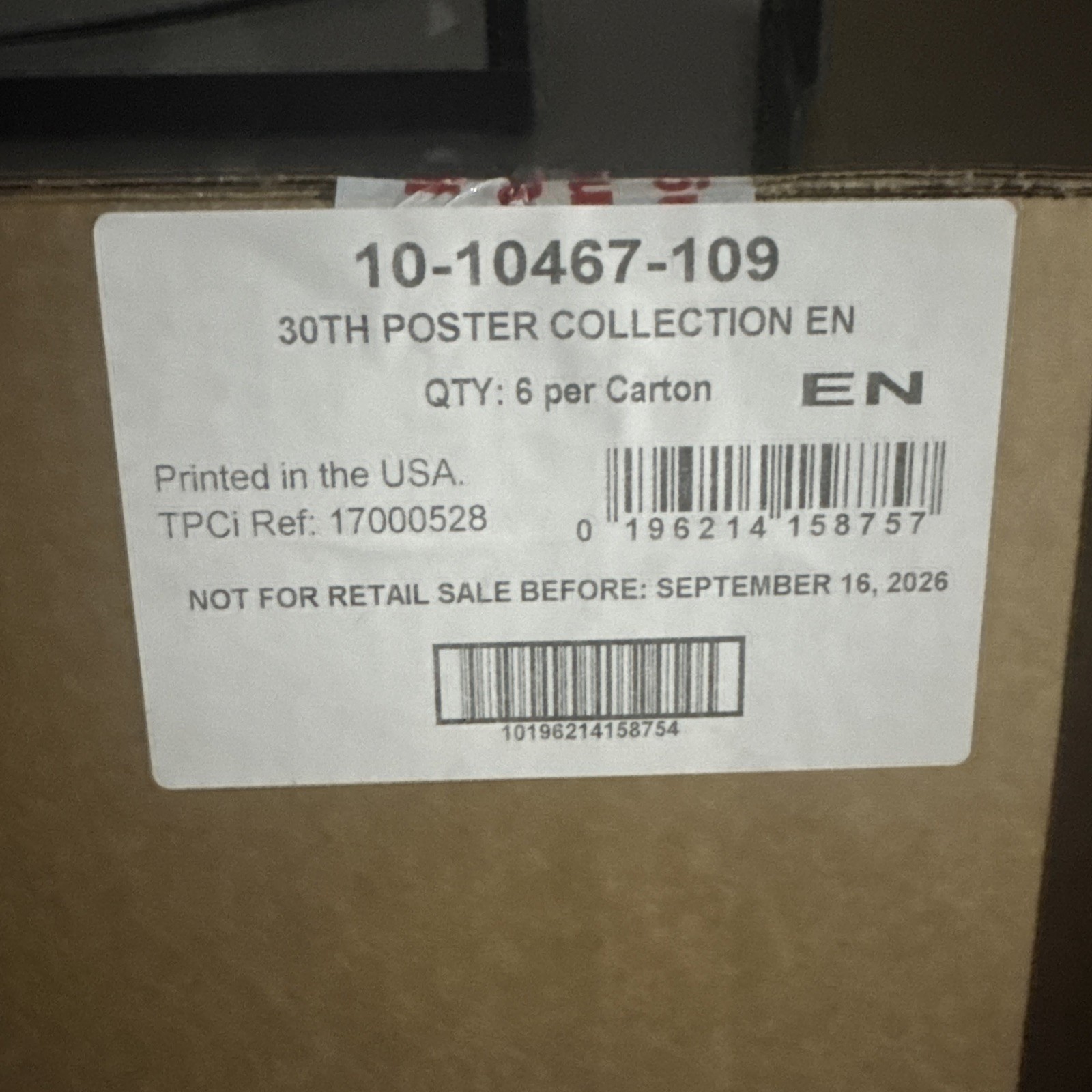 2026 Pokémon 30th Anniversary Celebration Poster Collection Sealed Case 2026 Pokémon 30th Anniversary Celebration Poster Collection Sealed Case
