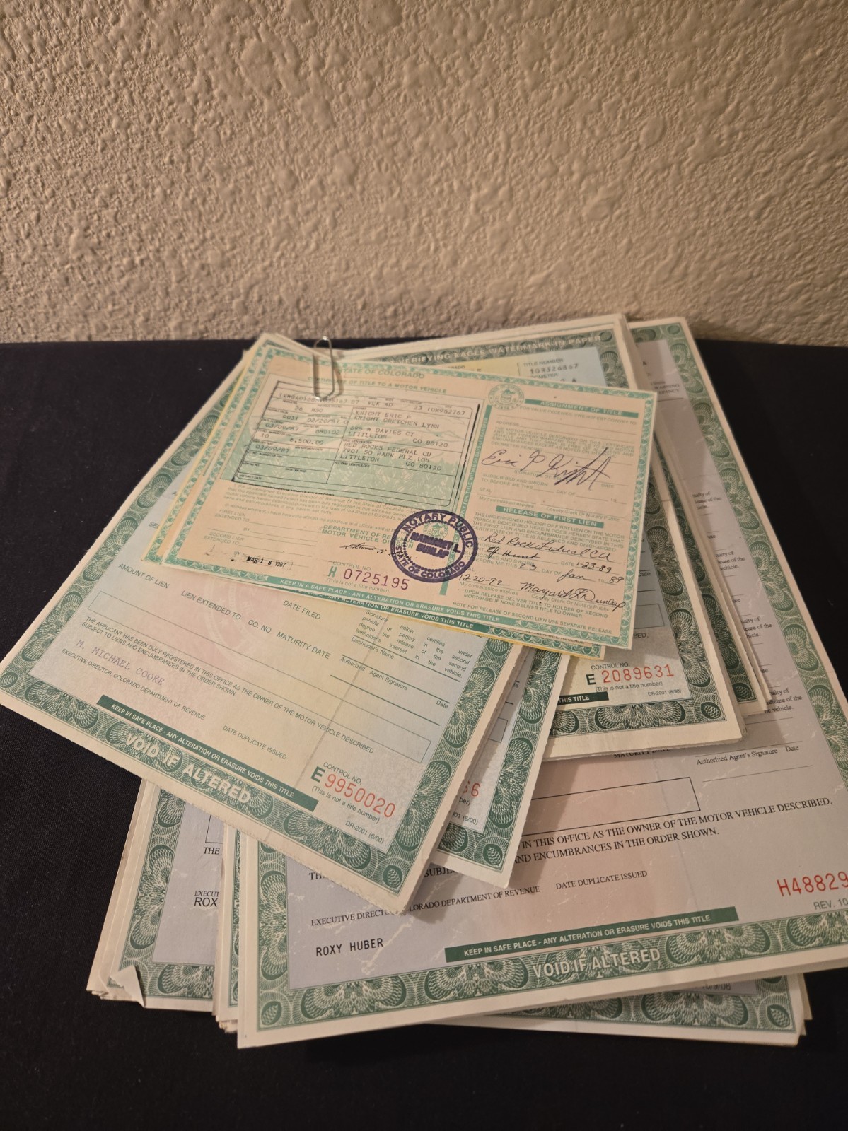 Vintage 1970's 1980's 1990's Forigen Bill Of Sales Lot Of 60