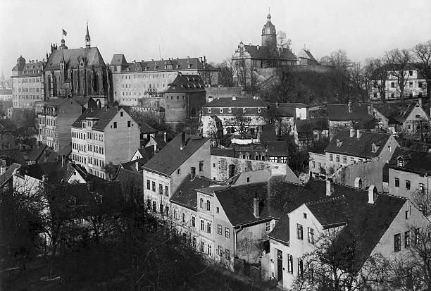 Germany Thueringen Land Altenburg Palace and the palace church - 1921 Old Photo