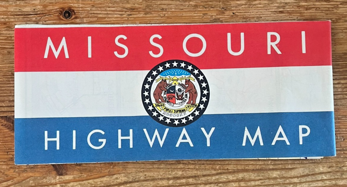 Vintage Missouri Map 1957 Official Highway Department Folding Foldout Tourist MO