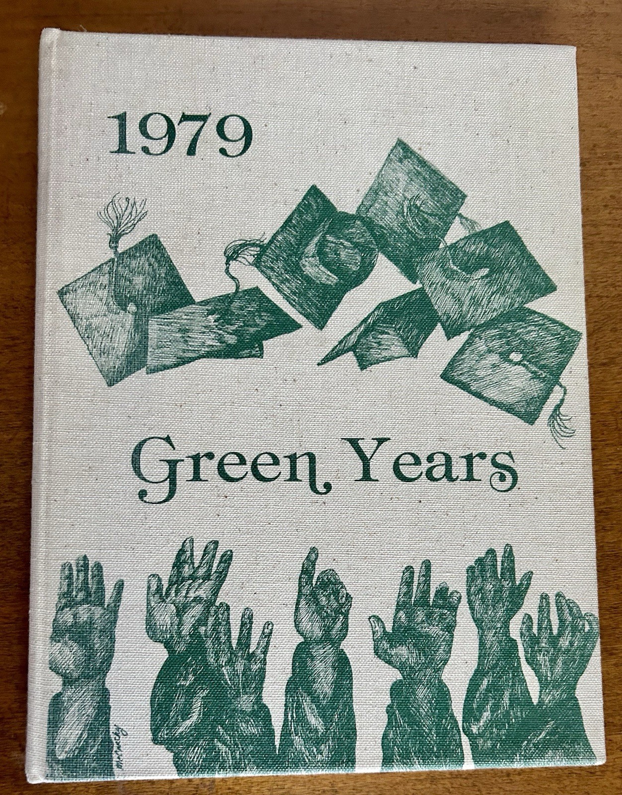 Westwood MA  1979 GREEN YEARS High School Yearbook year book Massachusetts