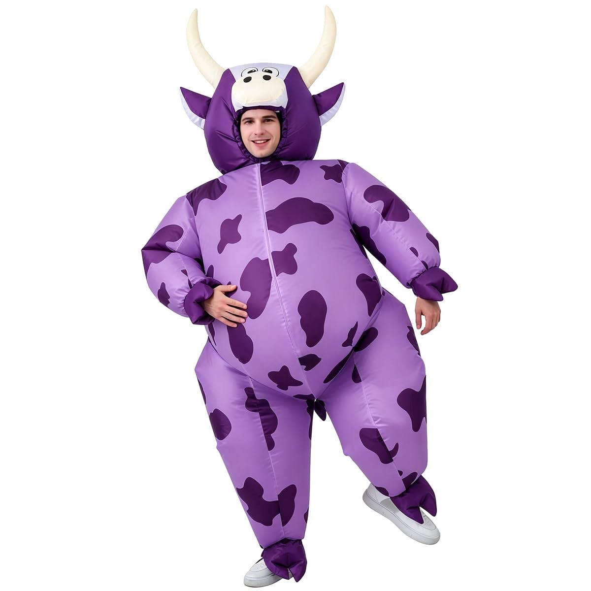 JASHKE Purple Cow Inflatable Costume Blow up Costumes Adult, JASHKE Purple Cow Inflatable Costume Blow up Costumes Adult,