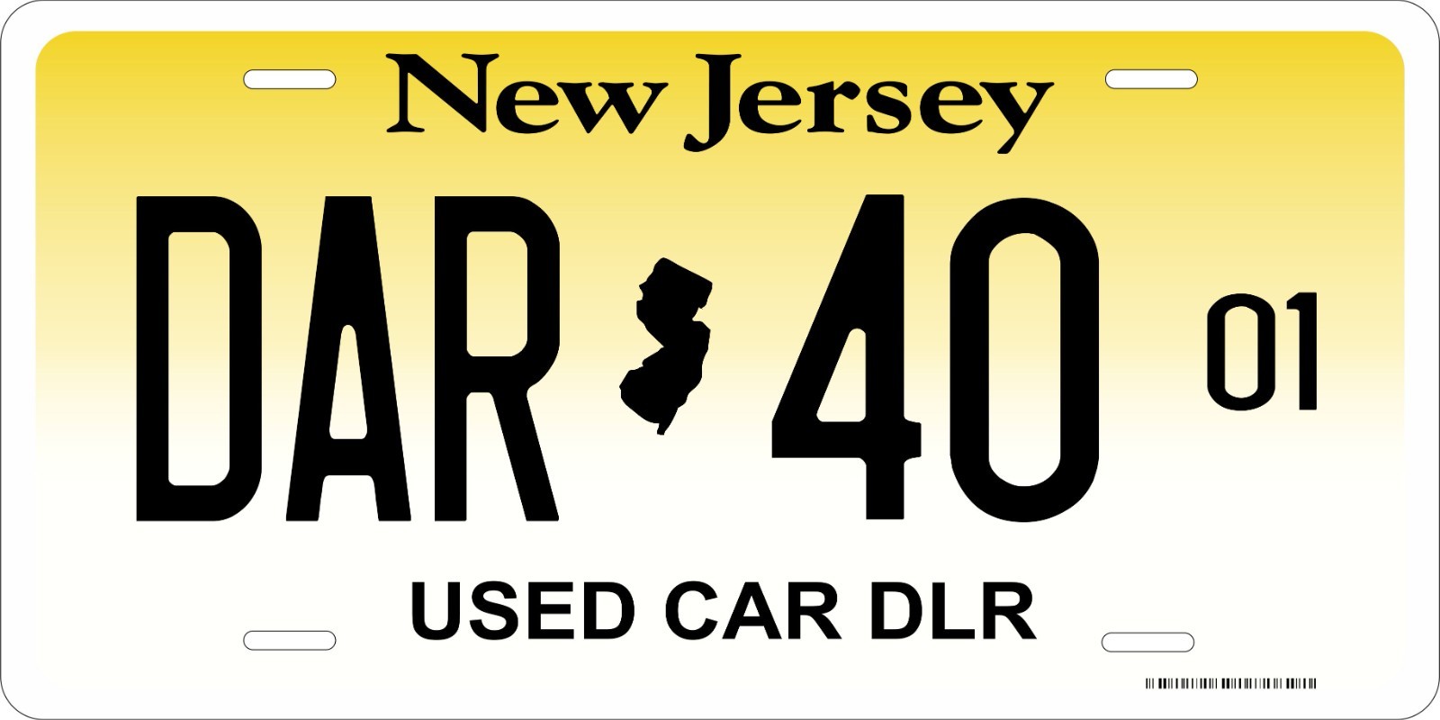 New Jersey Dealer License Plate Personalized Novelty Custom Car Auto New Jersey Dealer License Plate Personalized Novelty Custom Car Auto