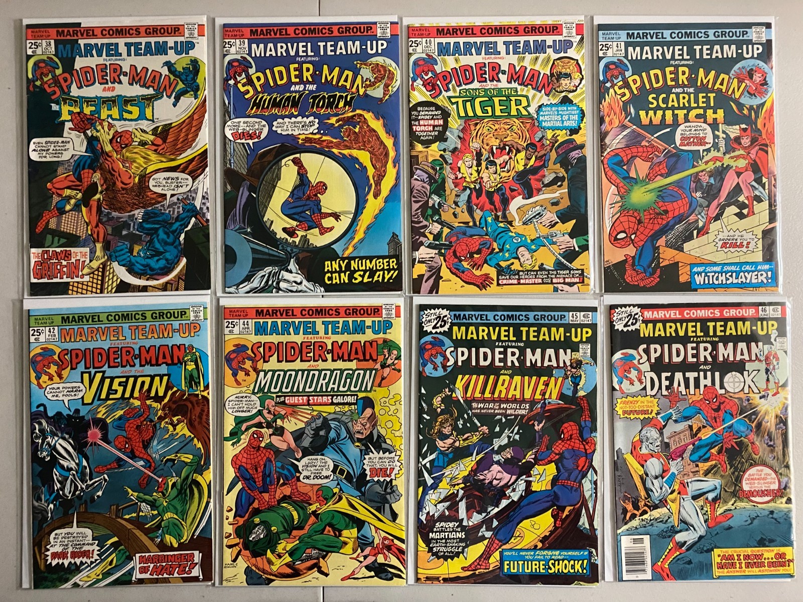 Marvel Team-Up comics lot #38-94 39 diff avg 6.0 (1975-80) Marvel Team-Up comics lot #38-94 39 diff avg 6.0 (1975-80)