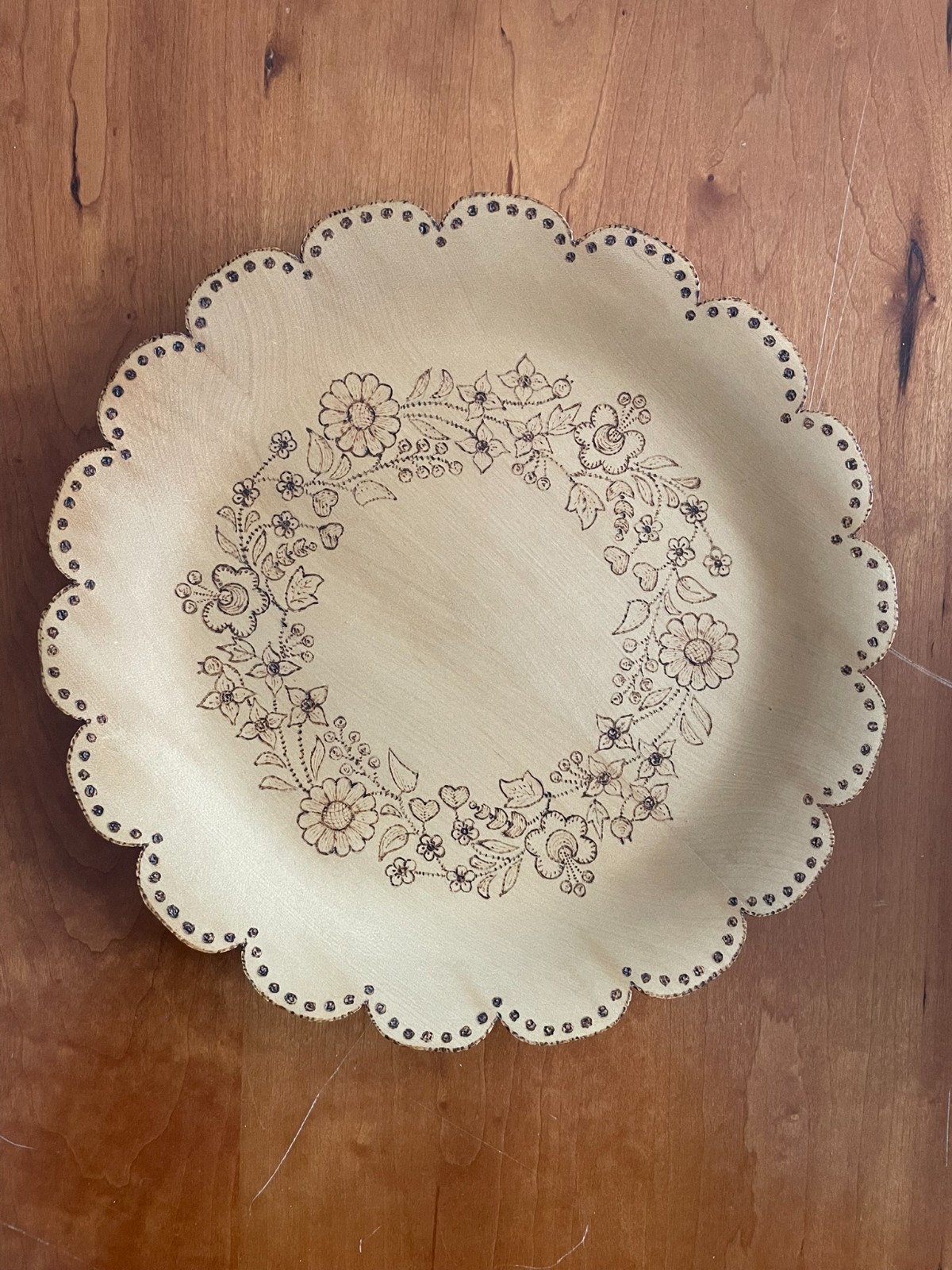 Tasmanian Sassafras Handmade Wooden Plate